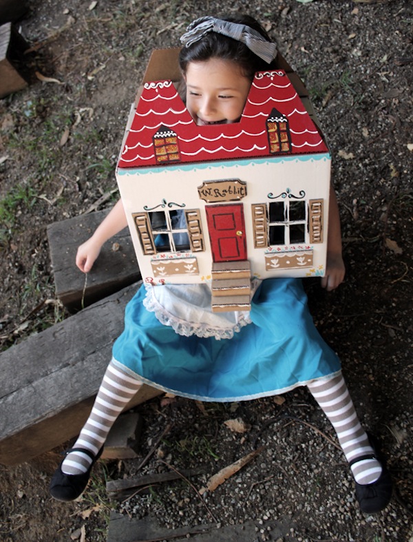 Alice Cardboard Box Costume by Karen for Misha Lulu