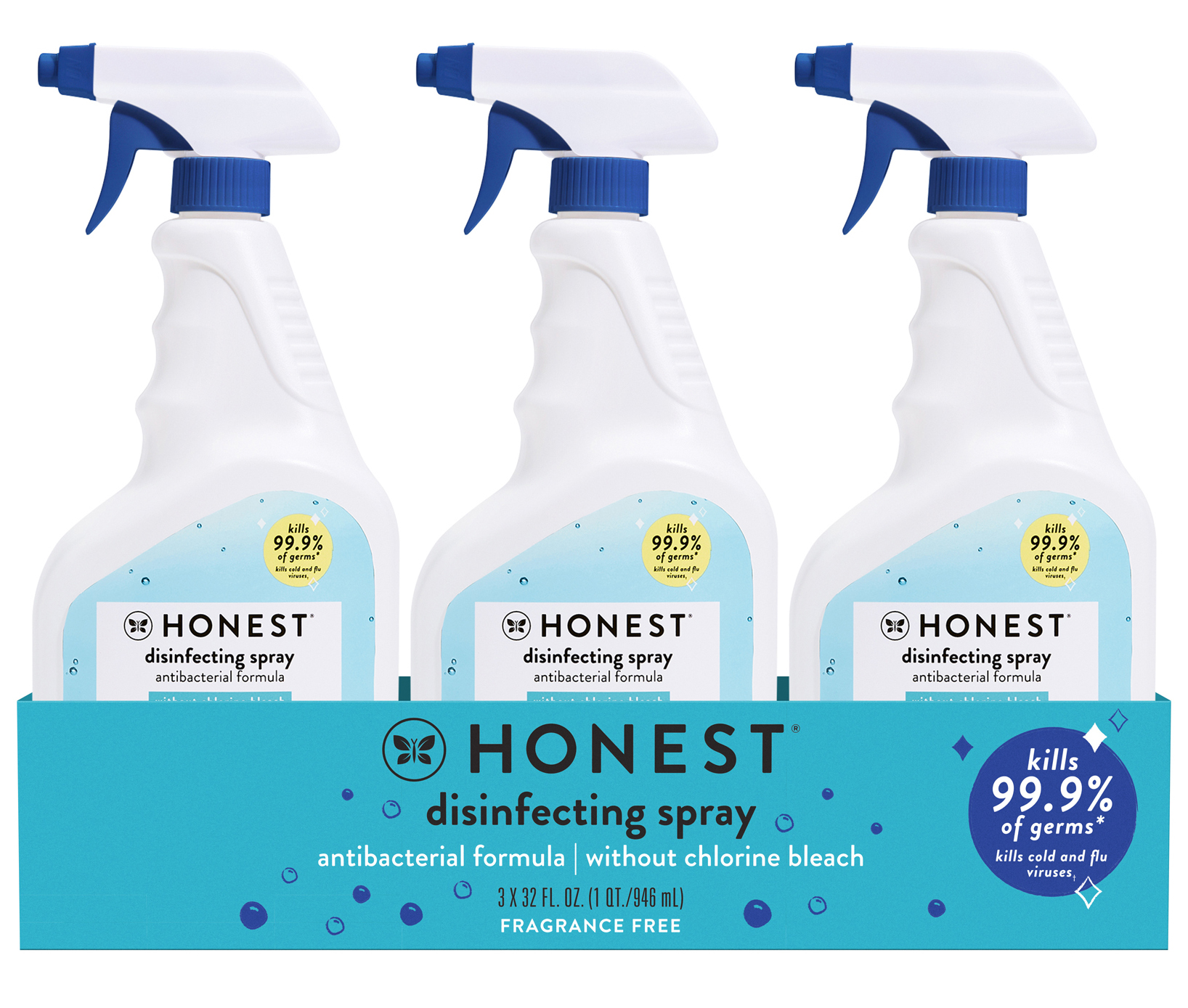 Disinfecting Spray 3-Pack Front Disinfecting Spray 3-Pack Front