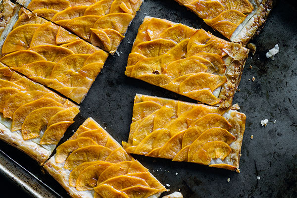 Simple & Seasonal: Pretty Persimmon Tart