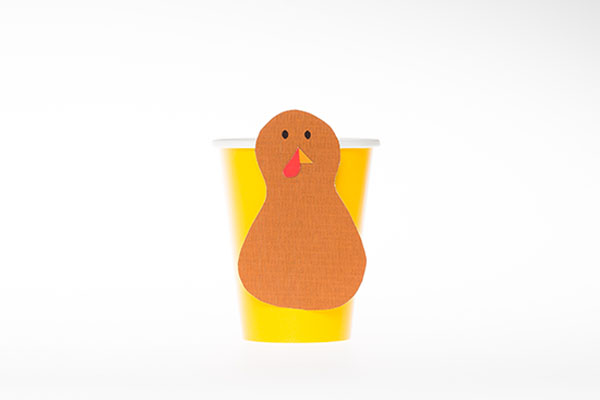 Gobble, Gobble! Snack on a Festive Veggie Hummus Cup