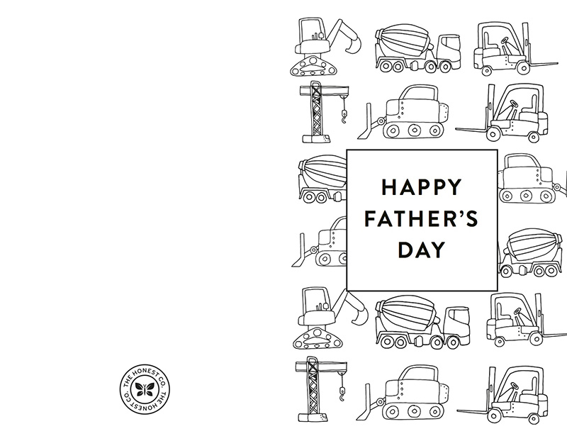 Free Printable Father’s Day Card!