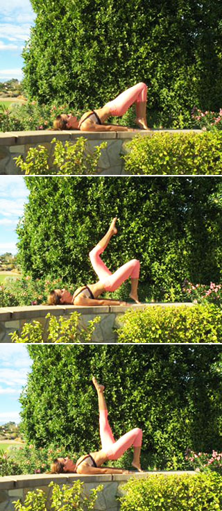 single leg bridge