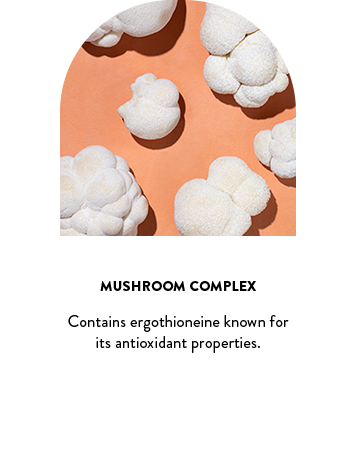 Mushroom Complex. Contains ergothioneine known for its antioxidant properties.