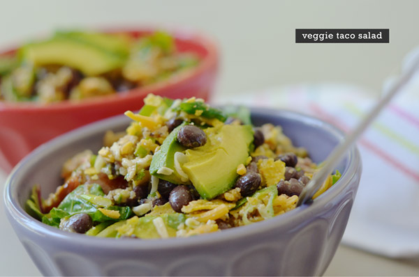 Taco Time! Taco Salad Recipe + Meatless How-To
