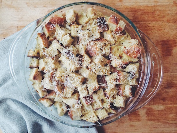 Savory Bread Pudding for Dinner or Brunch