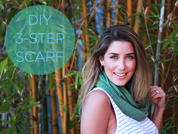 Make It Now: DIY 3-Step Scarf 