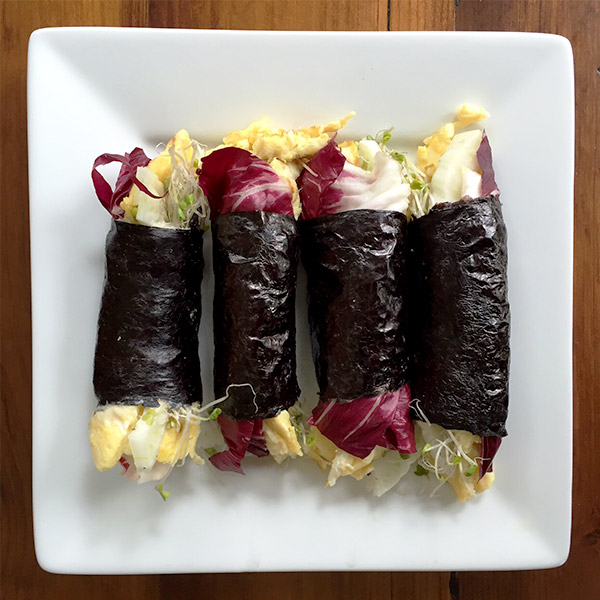 That’s a Wrap! Sesame Egg Nori Wraps