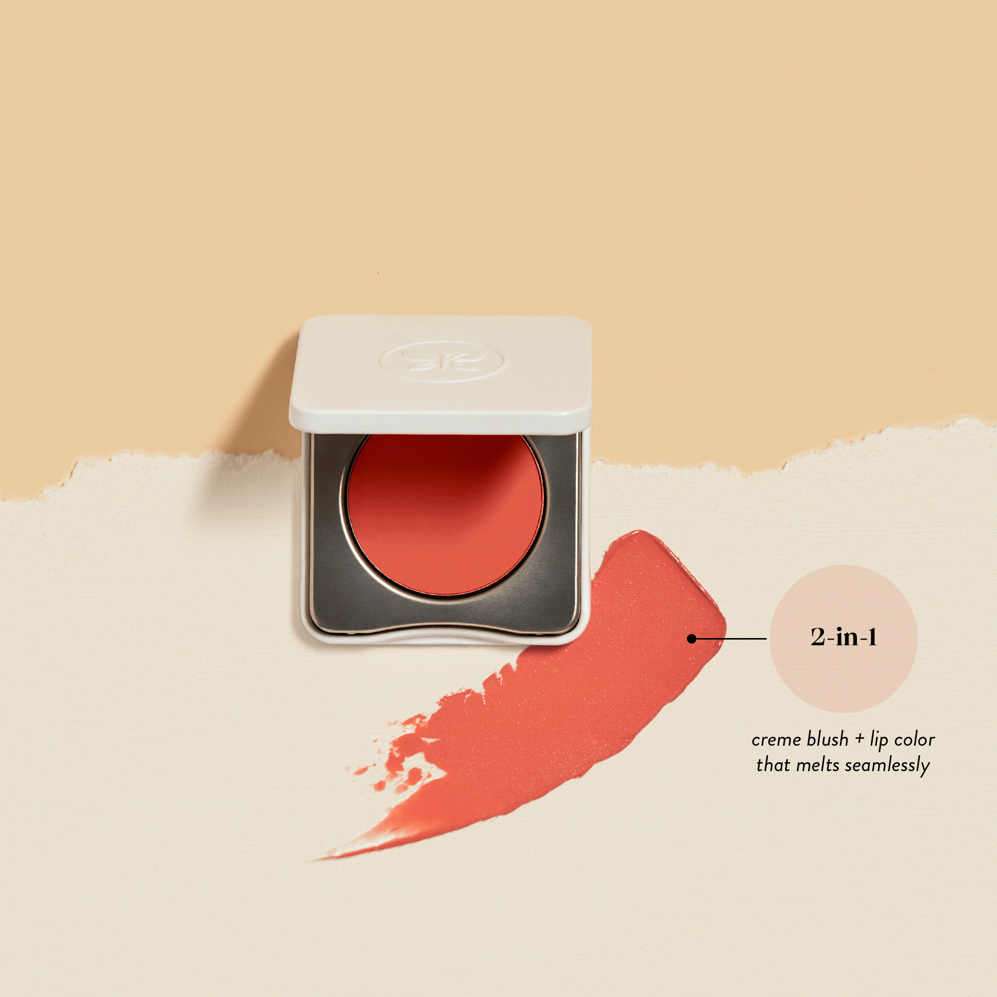 Creme Cheek + Lip Color, Coral Peach
