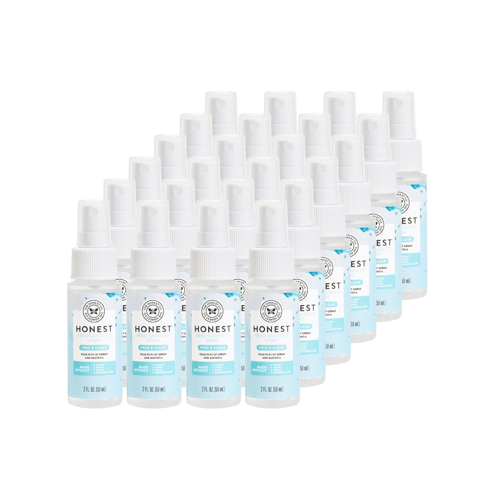 Hand Sanitizer Spray Free + Clear 24-Pack