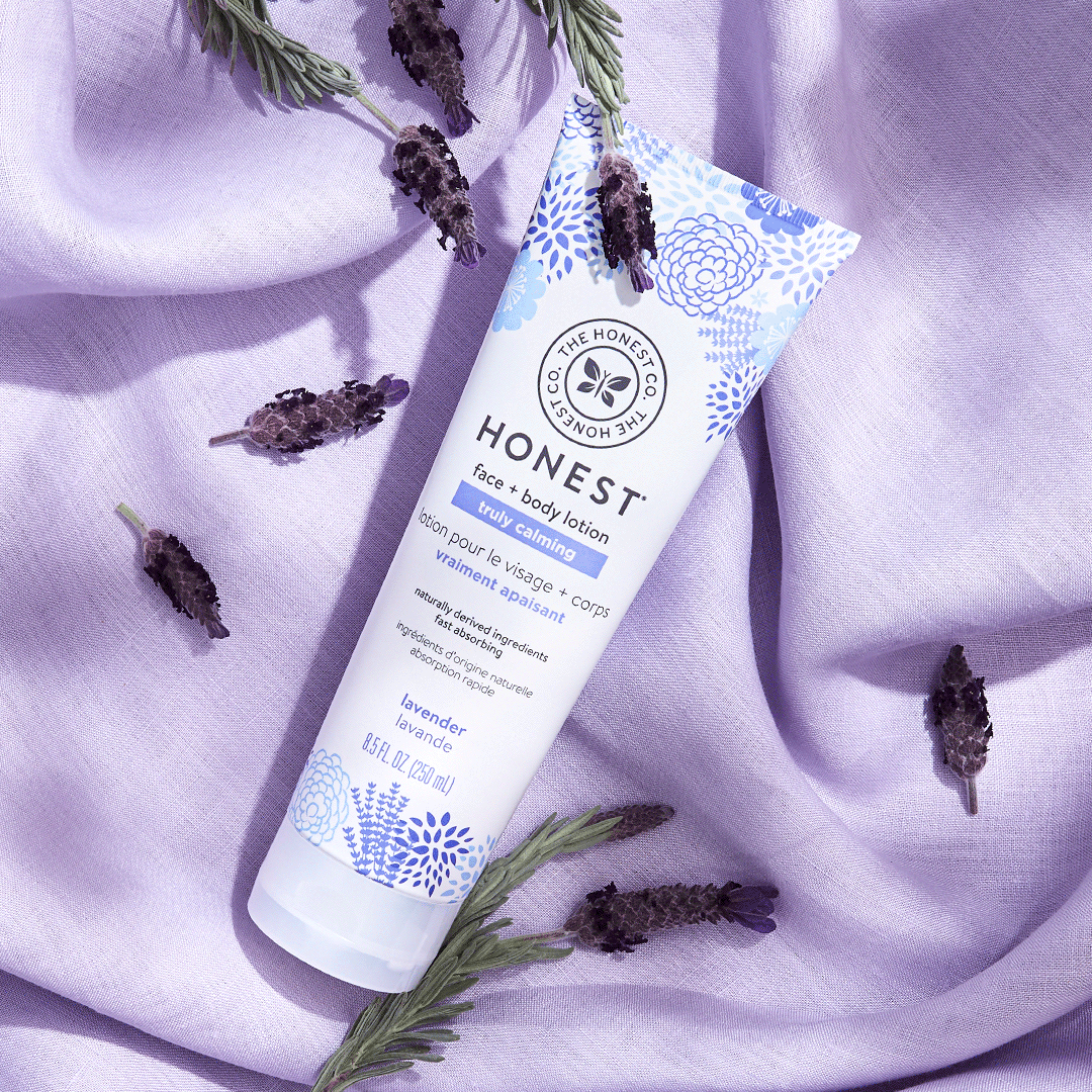 Face + Body Lotion Truly Calming Lavender Honest Co Honest
