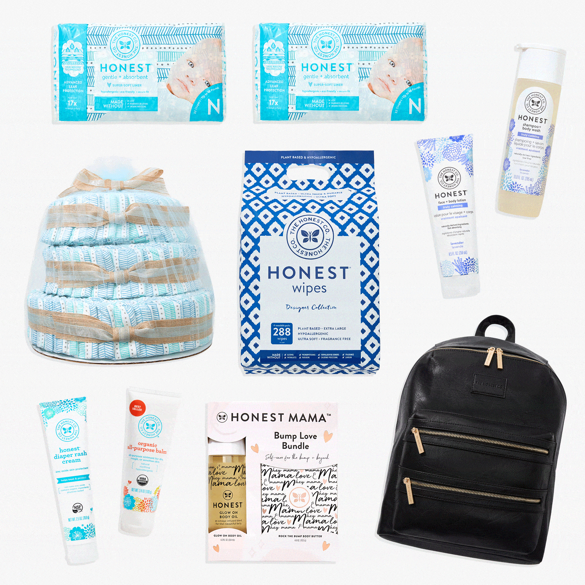 honest city backpack diaper bag