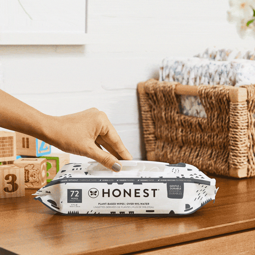 Baby Wipes Organic, Unscented & EcoFriendly Honest The Honest