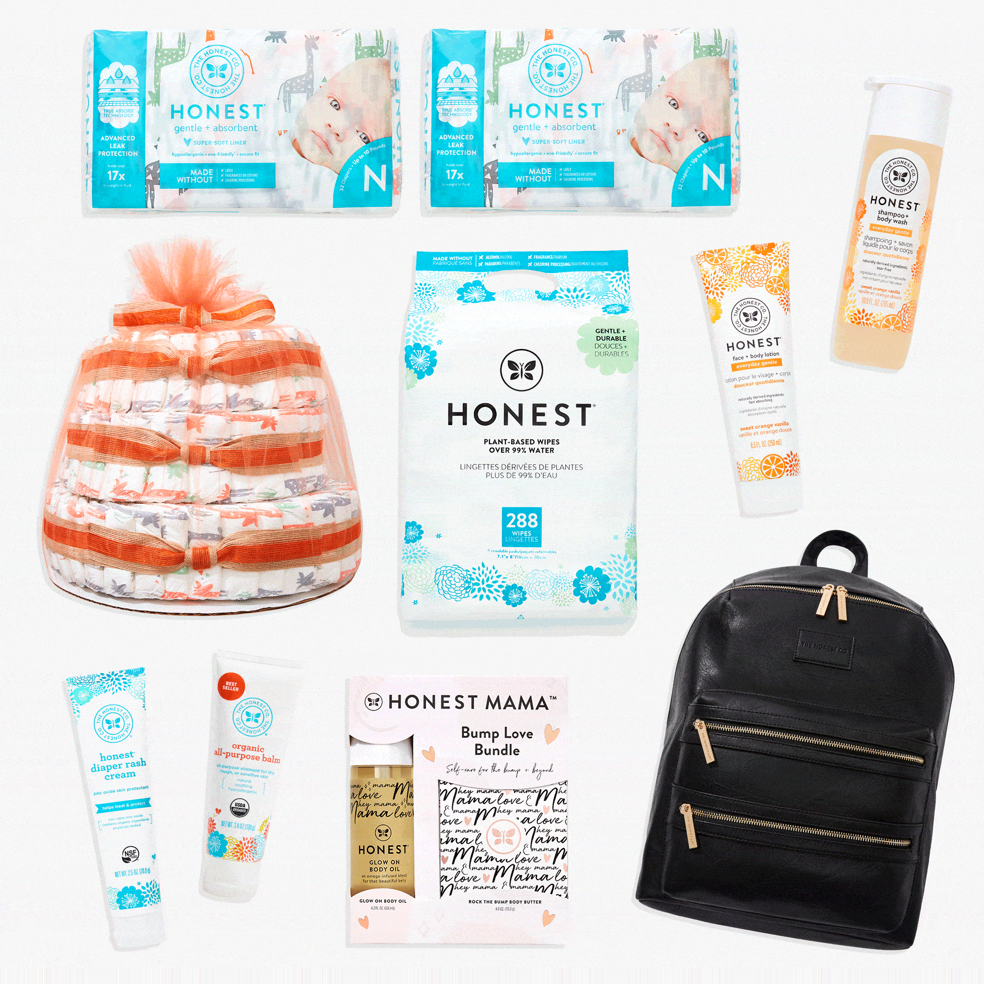 Ultimate Newborn Kit, Giraffes | Honest
